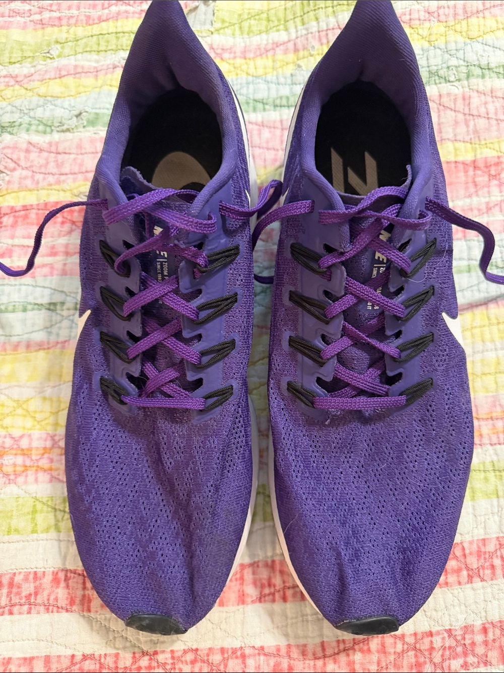 Men’s Purple Athletic Running Shoes - Lightweight Performance